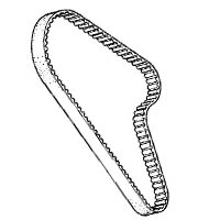 Ремень, двигатель